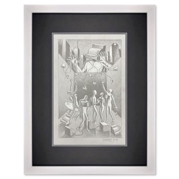 New York Strings by Kostabi Original