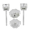 Image 4 : NEW Classic 14K Gold 0.44 ctw Round Brilliant Cut Diamond Prong Set Stud Earring