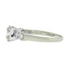 Image 5 : Vintage 14k White Gold 0.35 ctw Round Brilliant Diamond Solitaire Engagement Rin