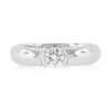 Image 4 : Tiffany & Co. Platinum 0.26 ctw Round Diamond Solitaire Etoile Engagement Ring