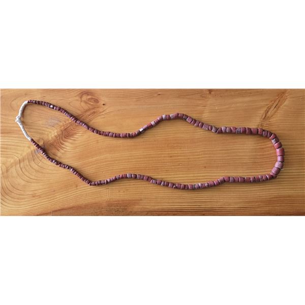 One Thirty-eight Inch Strand of Antique Graduated Bauxite Trade Beads
