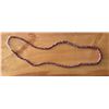Image 1 : One Thirty-eight Inch Strand of Antique Graduated Bauxite Trade Beads