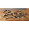 Image 1 : Seven Strands of Kamagong Twisted Peanut Wood Beads
