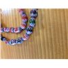 Image 9 : Two Strands of Vintage Chevron Trade Beads