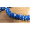 Image 4 : One Thirty-Two Inch Strand of Antique Blue Kambora Trade Beads