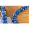 Image 4 : One Twenty-Six Inch Strand of Antique Blue Kambora Trade Beads