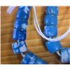 Image 5 : One Twenty-Six Inch Strand of Antique Blue Kambora Trade Beads