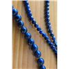 Image 3 : Three 16” Strands of Lapis Lazuli Antique Trade Beads.