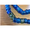 Image 5 : One 24” Strand of Antique Translucent Blue Padre Beads