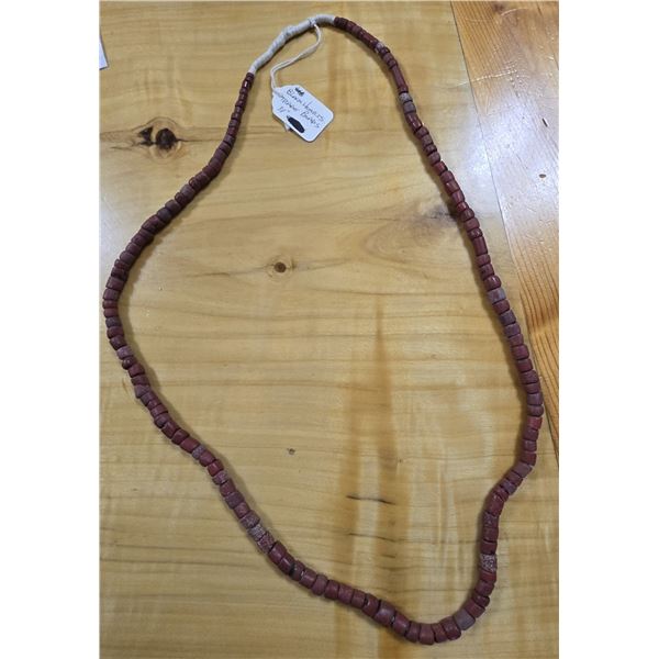 One Thirty-eight Inch Strand of Antique Graduated Bauxite Trade Beads