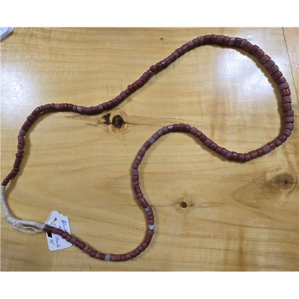 One Thirty-eight Inch Strand of Antique Graduated Bauxite Trade Beads