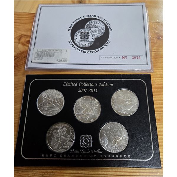 2007 – 2011 Maui Trade Dollar Limited Collector’s Edition