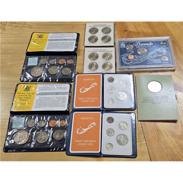 Seven Miscellaneous Commemorative Coin & Tokens Sets
