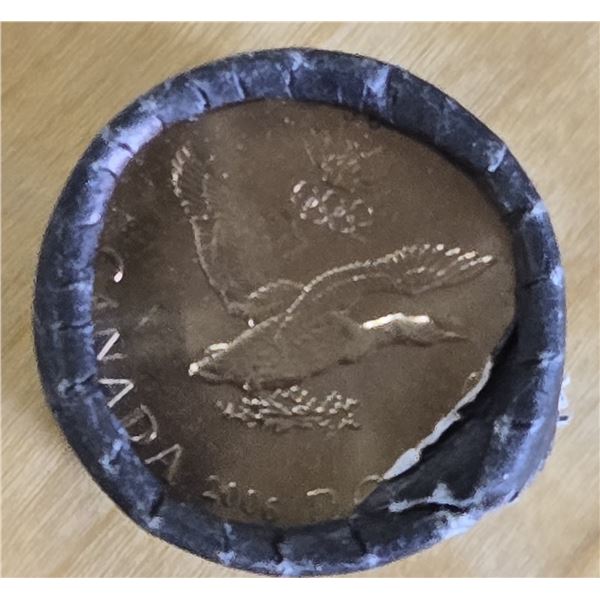 2006 Uncirculated and Unopened Roll of Canadian Olympic Loonies.