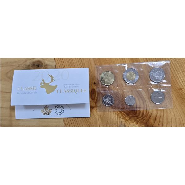 2020 RCM “Classic” Uncirculated Coin Set