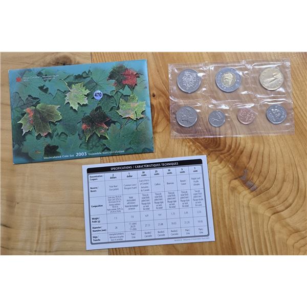 2003 RCM Uncirculated Coin Set