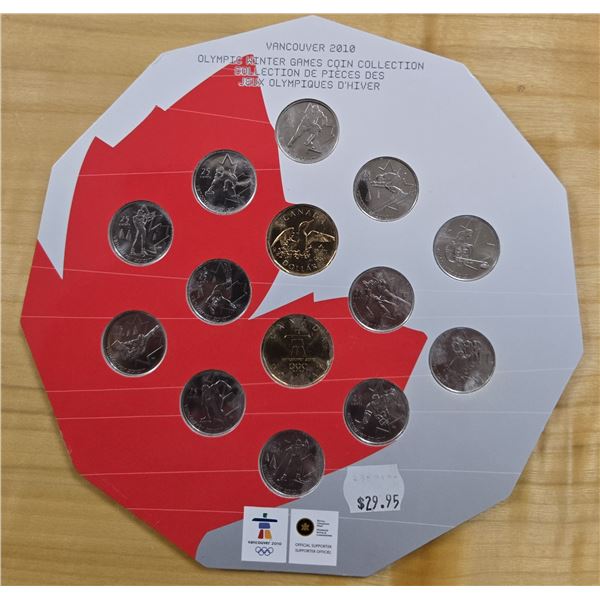2010 RCM Vancouver Olympic Winter Games Coin Collection