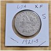 Image 1 : One 1921 American Silver Morgan Dollar.