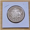 Image 2 : One 1973 Barbados Silver Five Dollar Coin