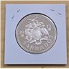 Image 2 : One 1973 Barbados Silver Ten Dollar Coin