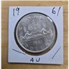 Image 1 : One 1961 Canadian Silver Dollar.