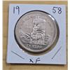 Image 1 : One 1958 Canadian “Totem” Silver Dollar.