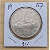 Image 1 : One 1957 Canadian Silver Dollar.