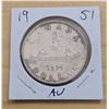 Image 1 : One 1954 Canadian Silver Dollar.