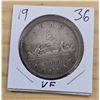 Image 1 : One 1936 Canadian Silver Dollar.