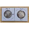 Image 1 : Two 1967 Canadian ‘Centennial’ Fifty Cent Pieces.