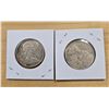 Image 2 : Two 1956 Canadian ‘Centennial’ Fifty Cent Pieces.