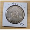 Image 1 : One 1964 Canadian “Quebec Charlottetown” Silver Dollar.