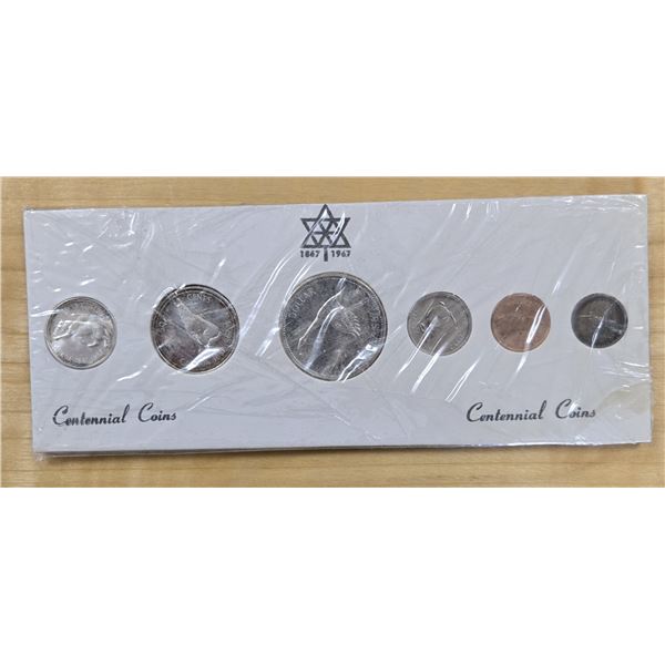 One Uncirculated Canadian 1967 “Centennial” Coin Set with Silver Dollar