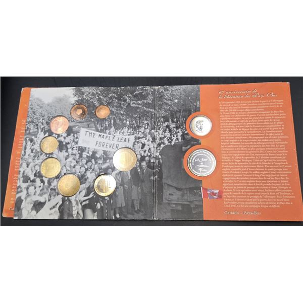 RCM 2005 “60 Years of Liberation Nederland – Canada Commemorative Coin Set