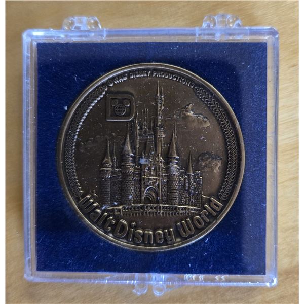Vintage Walt Disney World Bronze Medallion.
