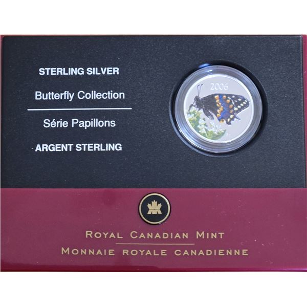2006 RCM “Butterfly Collection- Short-Tailed Swallowtail” Sterling Silver Coin