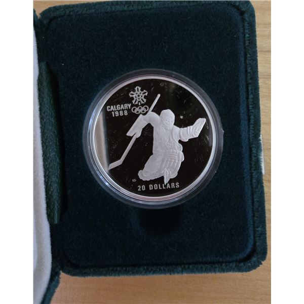 1988 RCM Olympic Winter Games Sterling Silver Coin