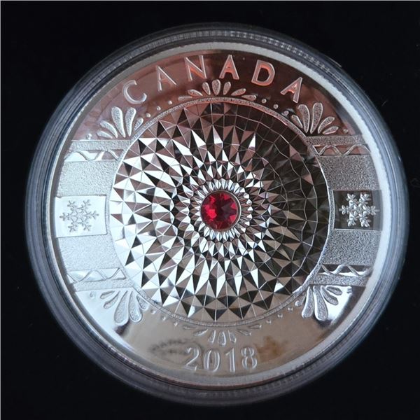 2018 RCM “Classic Holiday Ornament” Fine Silver 25$ Coin.
