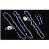 Image 1 : Three 16” Lapis Lazuli Chip Necklaces & One Pair of Lapis Lazuli Earrings