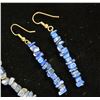 Image 3 : Three 16” Lapis Lazuli Chip Necklaces & One Pair of Lapis Lazuli Earrings
