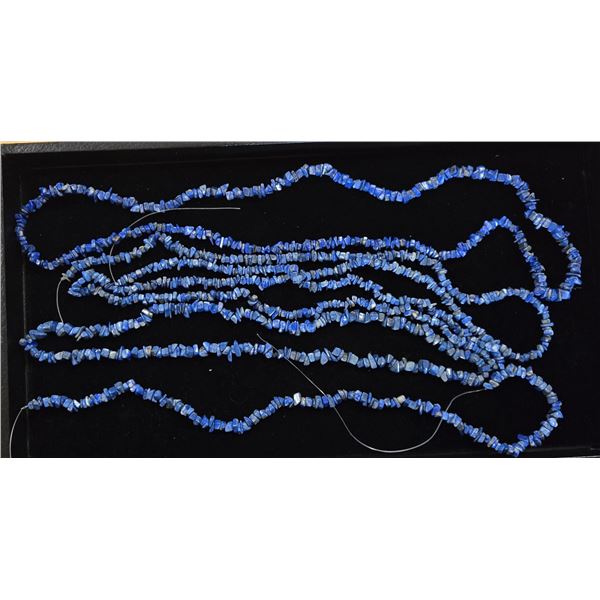 Five Strands of Lapis Lazuli Chips