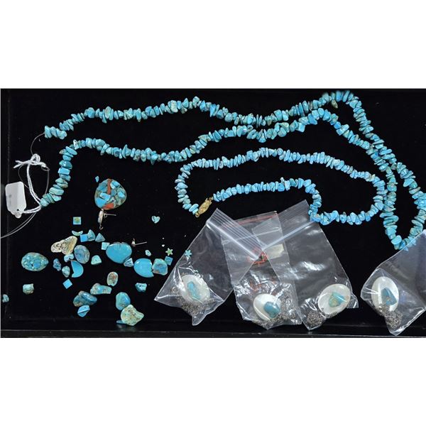 Lot of Turquoise Chips
