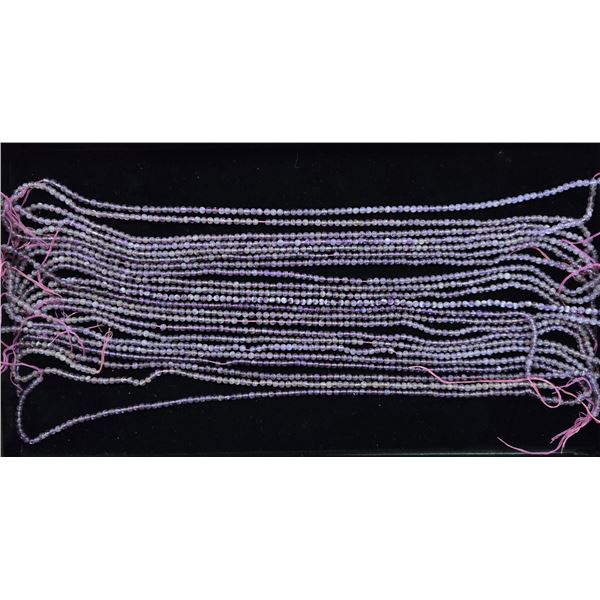 Twenty-four 16” Strands of Amethyst Beads
