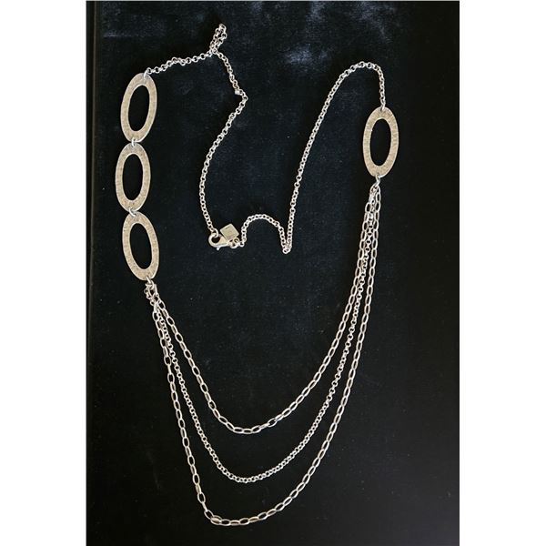 Silpada Sterling Silver Oval Link 32” Necklace