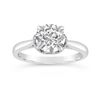 Image 1 : Gold & Lab Diamond 2 Cts Ring - E/VVS