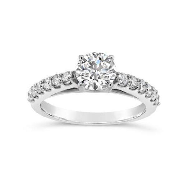 Gold & Lab Diamond 2 Cts Ring - E/VVS