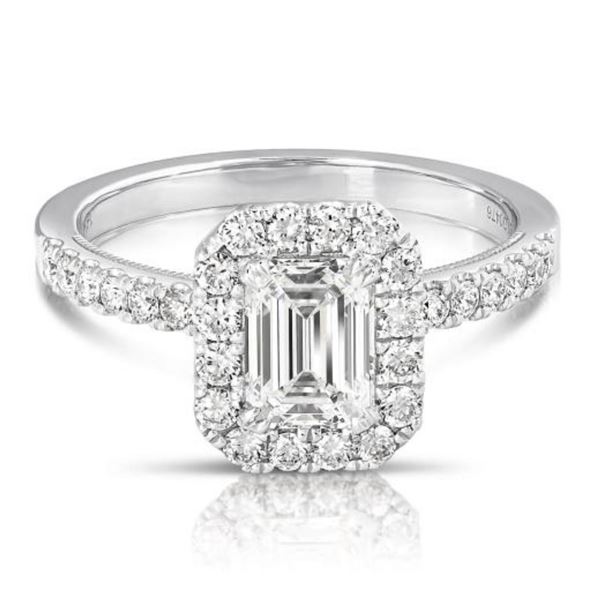 Gold & White Diamond 4.55 Cts Ring - E/VVS