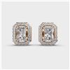 Image 1 : Gold & White Diamond 5.00 Cts Earrings Studs