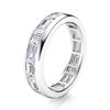 Image 1 : Gold & Lab Round Diamond 5.00 Cts Eternity Ring