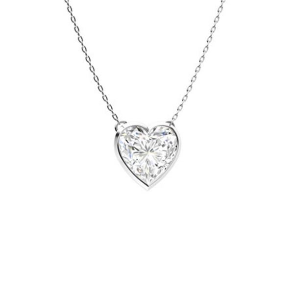 Gold & White Diamonds 2 Cts Necklace - E/VVS